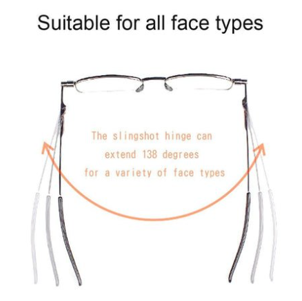 Compact Mens & Ladies Folding Reading Glasses 4