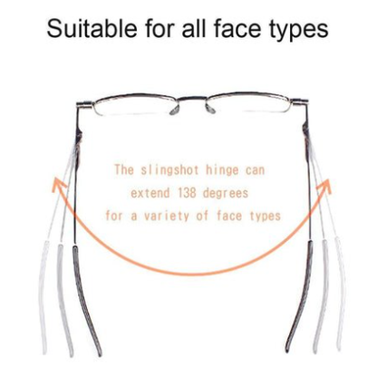 Compact Mens & Ladies Folding Reading Glasses 4