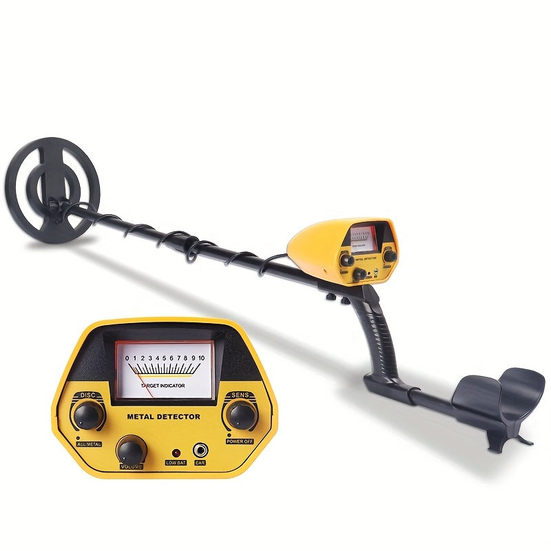 Compact metal detector with 20 cm coil for an exact treasure hunt outdoors, user-friendly, versatile detection 0