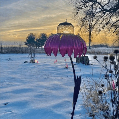 Coneflower Bird Feeder 4