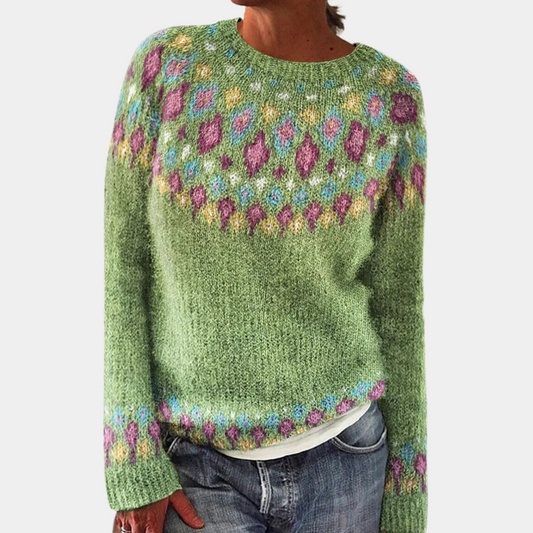 Cozy knitted sweater for women | Warm 0