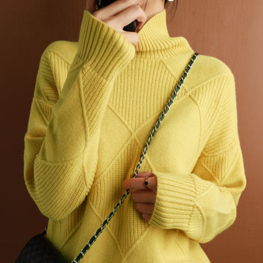 Cozy turtleneck sweater for women | Winter 0