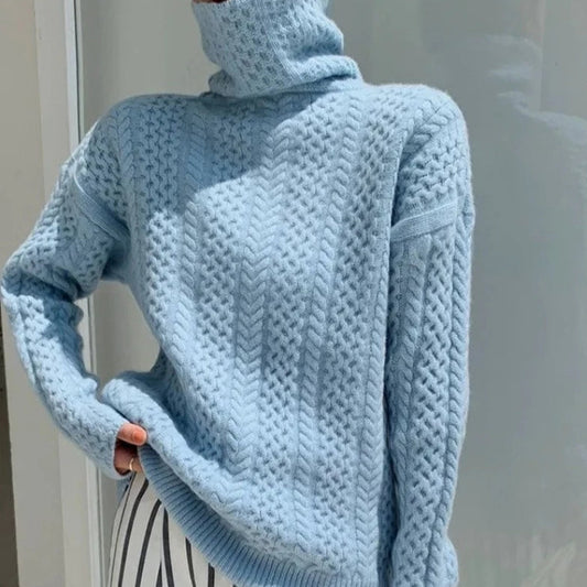 Cozy women's sweater | turtleneck 0