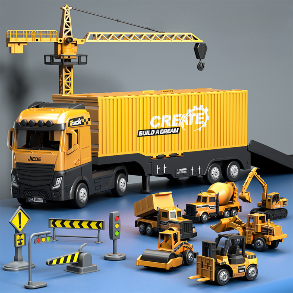CreaTrek | Interactive Construction Toy Crane Truck for STEM Learning 0