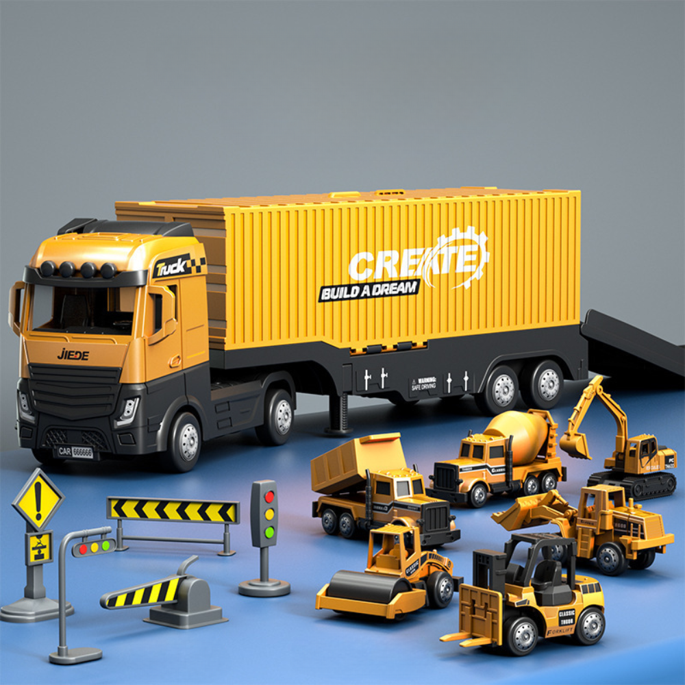 CreaTrek | Interactive Construction Toy Crane Truck for STEM Learning 3