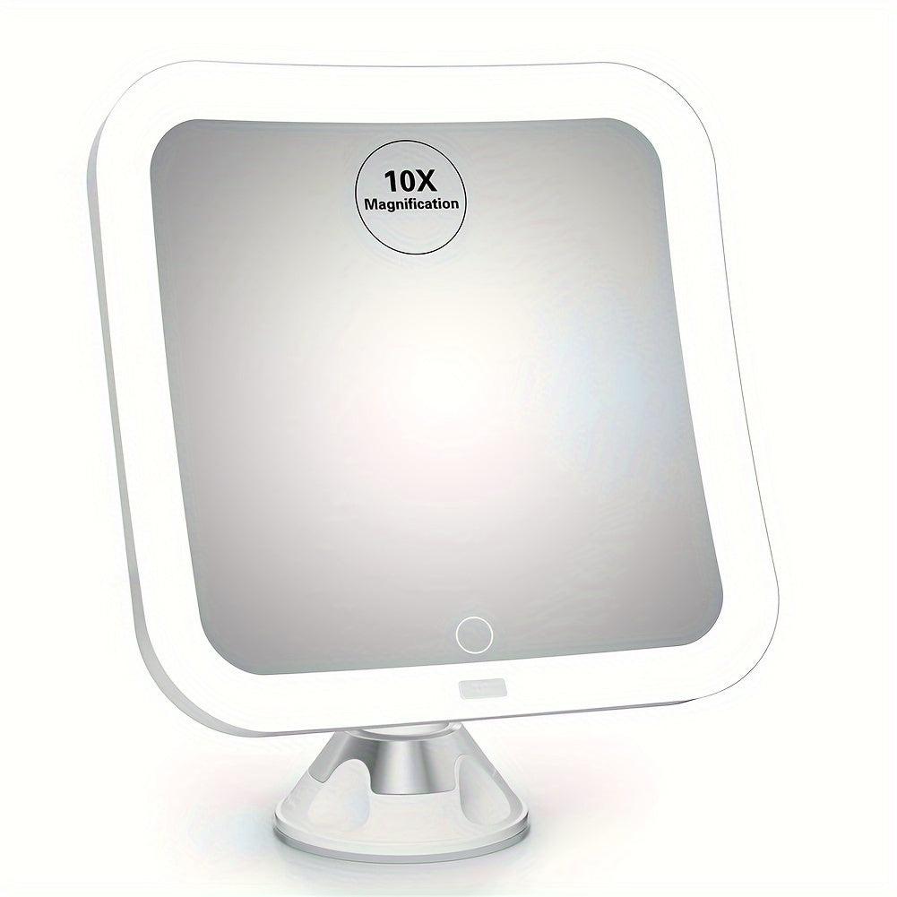 GlowSnap - Makeup Mirror with Touch Control and Suction Cup-1