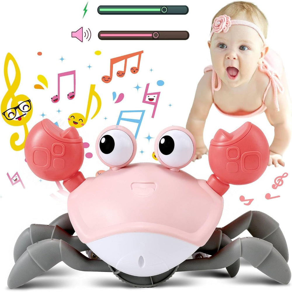 CrustaceanJoy | Crawling Crab Baby Toy with Music and Colorful Lights 2