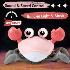 CrustaceanJoy | Crawling Crab Baby Toy with Music and Colorful Lights 3