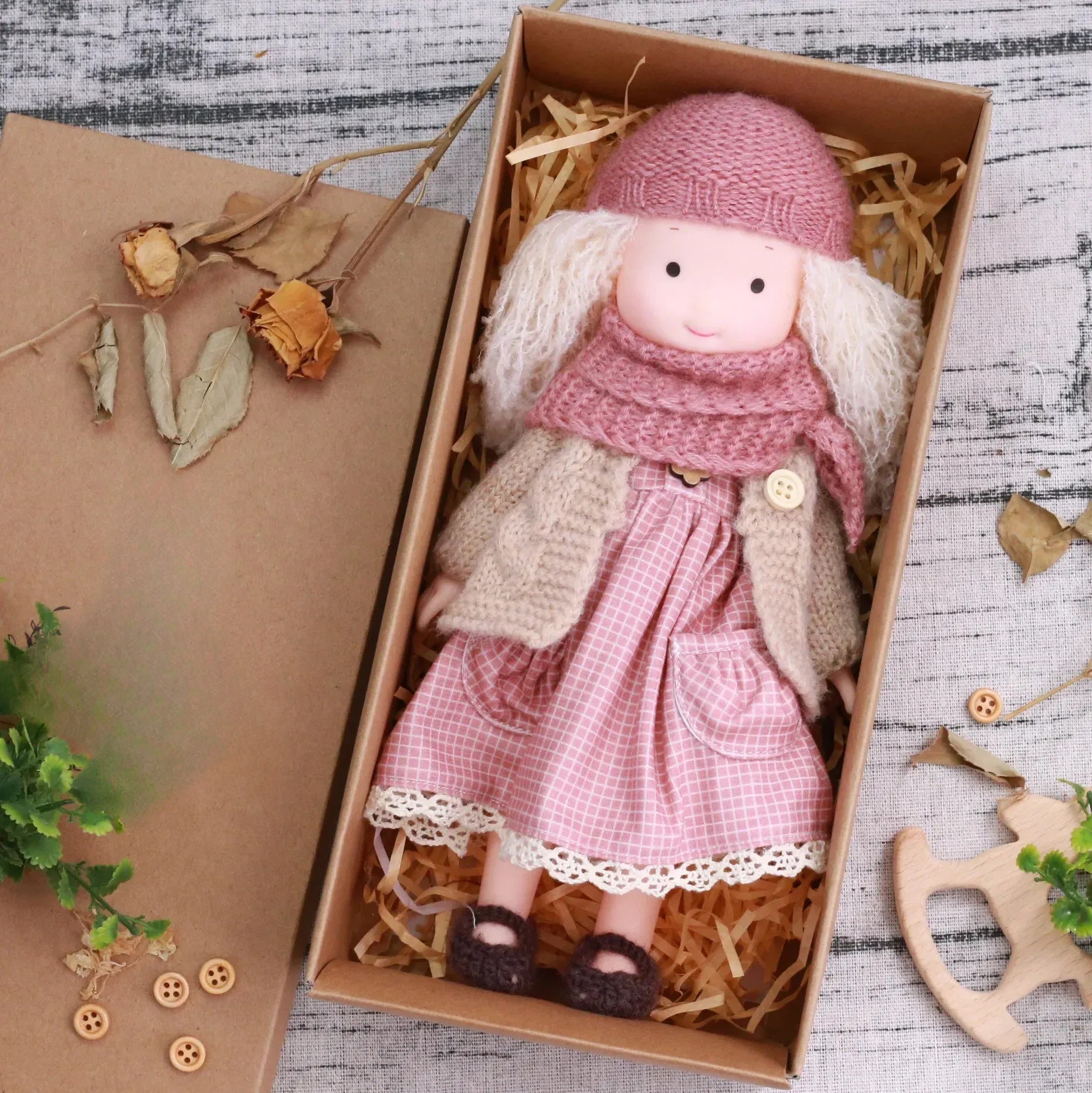 CuddlyCharm | Plush Dress-Up Doll with Accessories Gift Set 0
