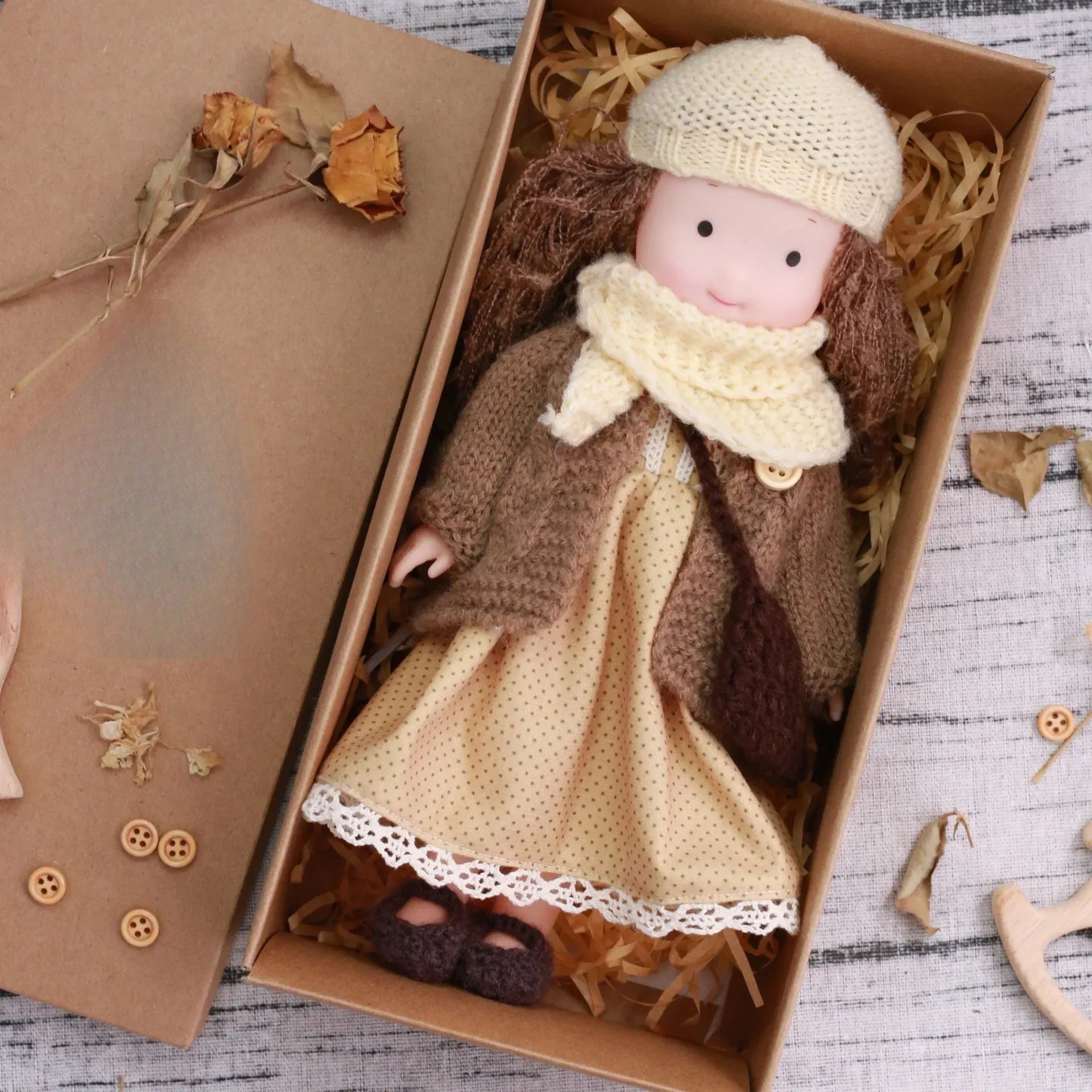 CuddlyCharm | Plush Dress-Up Doll with Accessories Gift Set 1