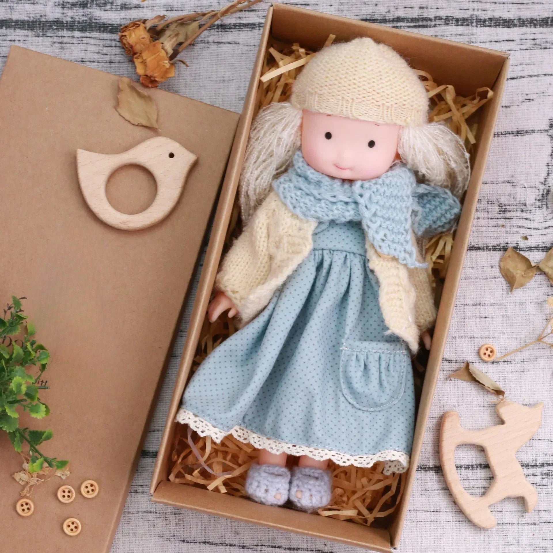CuddlyCharm | Plush Dress-Up Doll with Accessories Gift Set 11