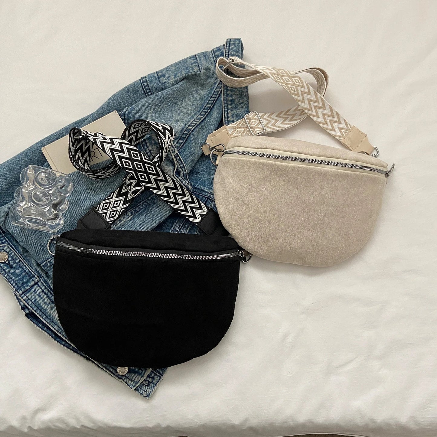 ELVIRA | Stylish Crossbody Bag Suede 4