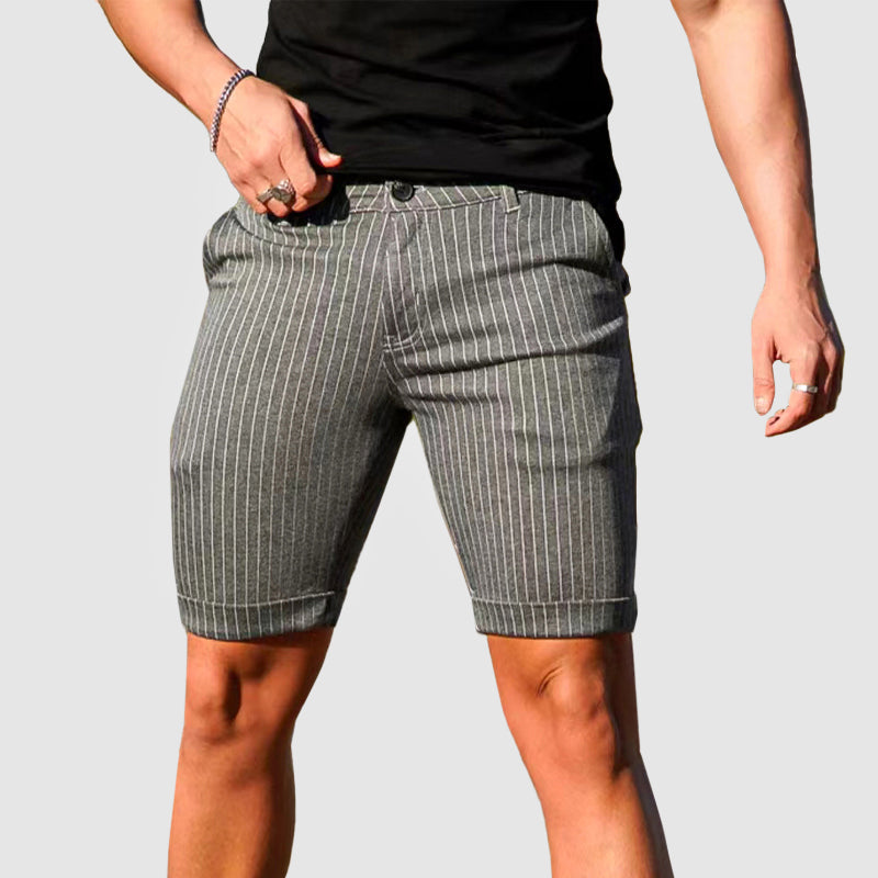  Men’s Plaid Shorts - Tailored Fit - Breathable Fabric - Above Knee Casual Wear-2