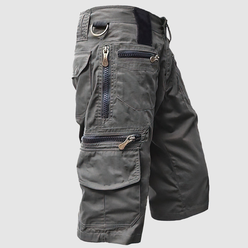  Men's casual shorts with side pockets-4