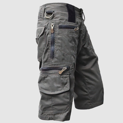  Men's casual shorts with side pockets-4