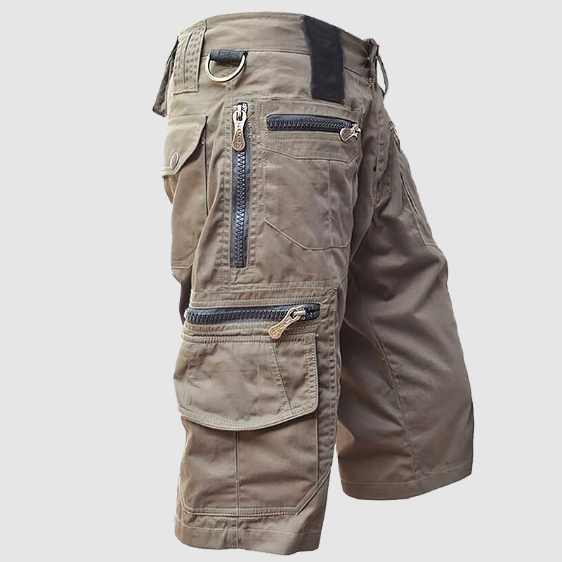  Men's casual shorts with side pockets-2