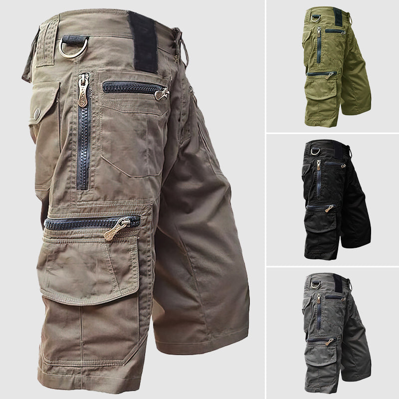  Men's casual shorts with side pockets-5