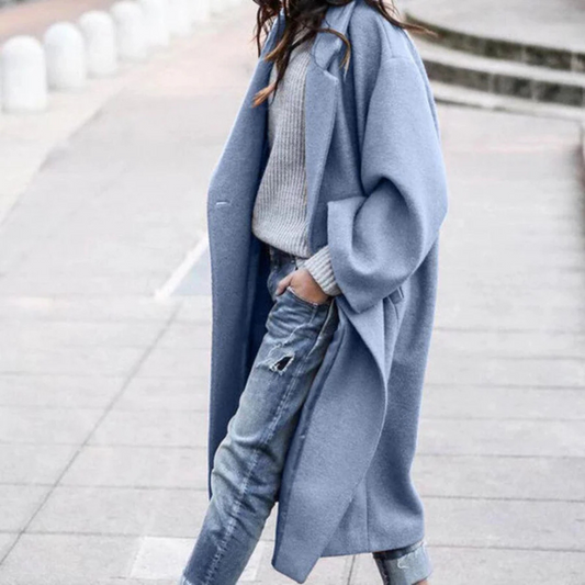 Dazena | Women's Elegant Winter Trench Coat | Long 0