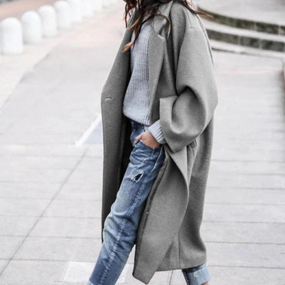 Dazena | Women's Elegant Winter Trench Coat | Long 1