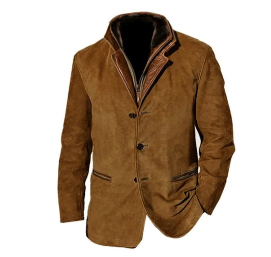 Dennis | Men's Vintage Button Down Jacket | Casual 0