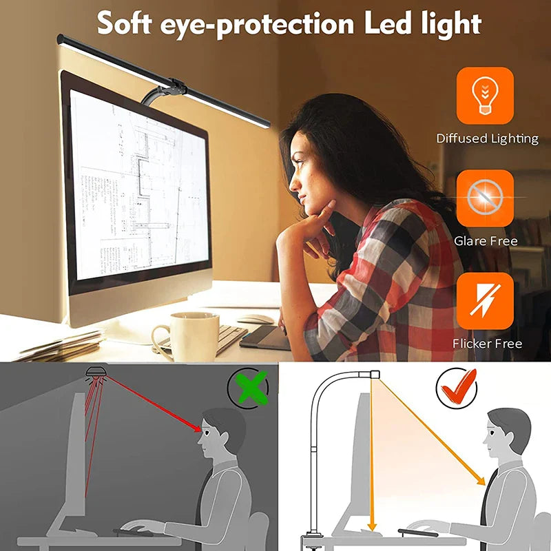 DeskLight - Modern Dual-Head LED Desk Lamp, Stylish Office Lighting 4