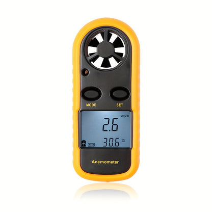 Digital wind speed meter with clear LCD display -portable windemometer for outdoor activities 5