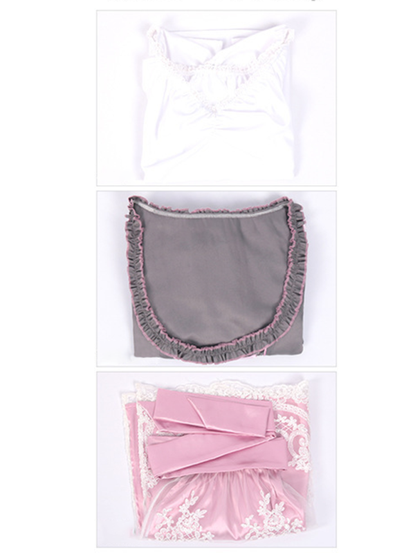 Dirndl dress with embroidered apron and lace-up bodice for Oktoberfest 4