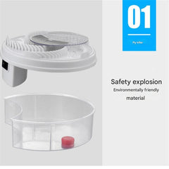 Electrical fly catcher with rotary system - buzztrap 3