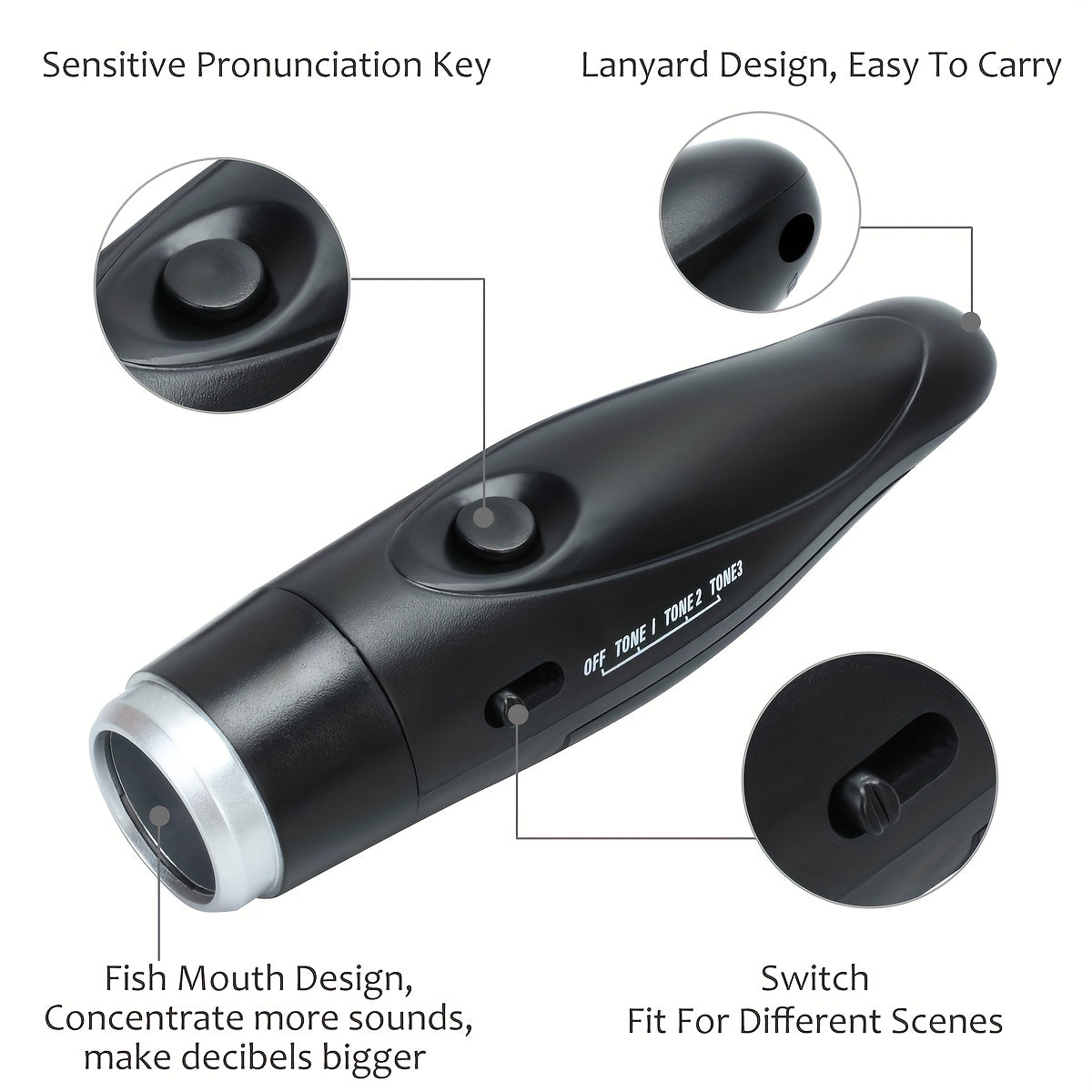 Electronic flute handheld with 3 sound options - light and portable for trainers and referees 3