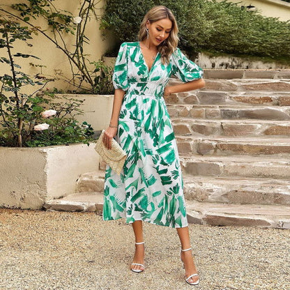  Elegant Midi Summer Dress by CALPA-2