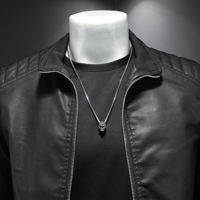 Elegant premium biker jacket for men | Long sleeve 4