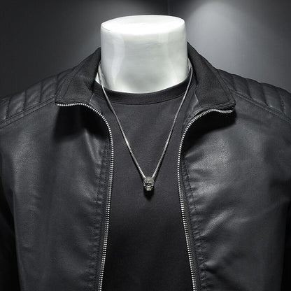 Elegant premium biker jacket for men | Long sleeve 4