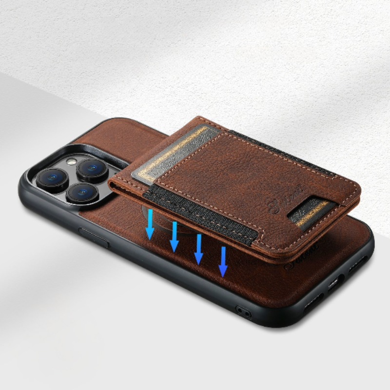 Eliteguard - stylish and durable luxury telephone case with integrated card holder 1
