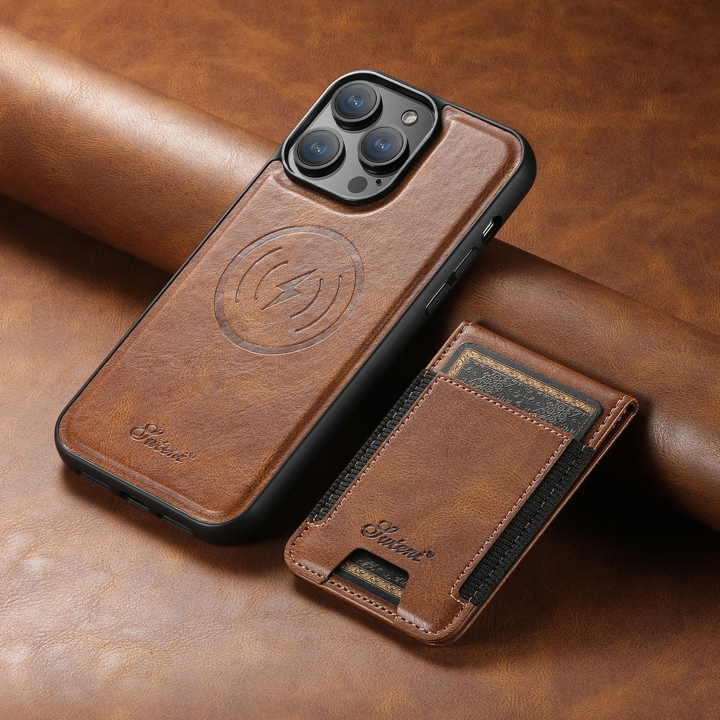 Eliteguard - stylish and durable luxury telephone case with integrated card holder 7