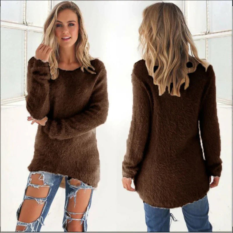 Ellianalyn | Long cozy winter sweater for women | Warm 1