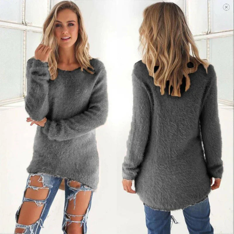 Ellianalyn | Long cozy winter sweater for women | Warm 10