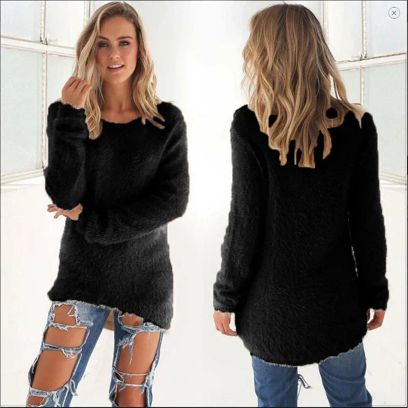 Ellianalyn | Long cozy winter sweater for women | Warm 3