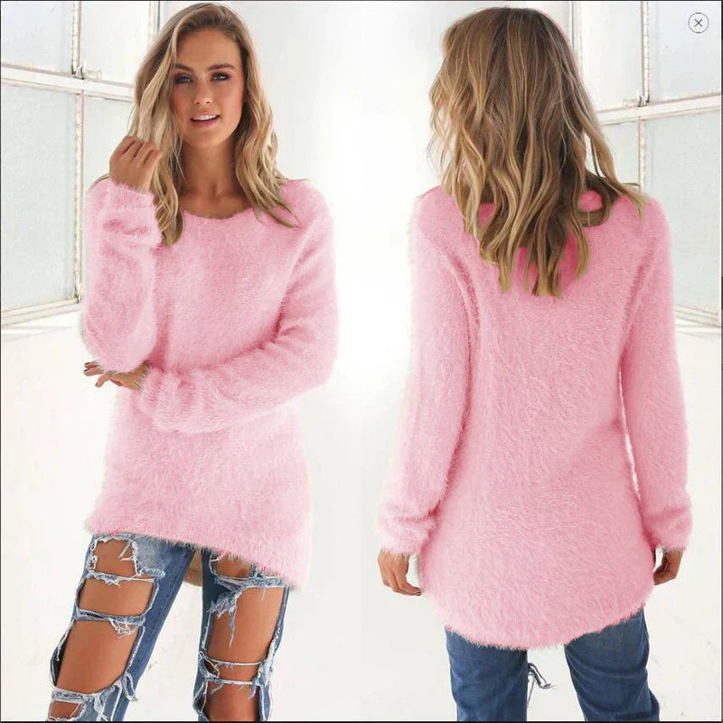 Ellianalyn | Long cozy winter sweater for women | Warm 4