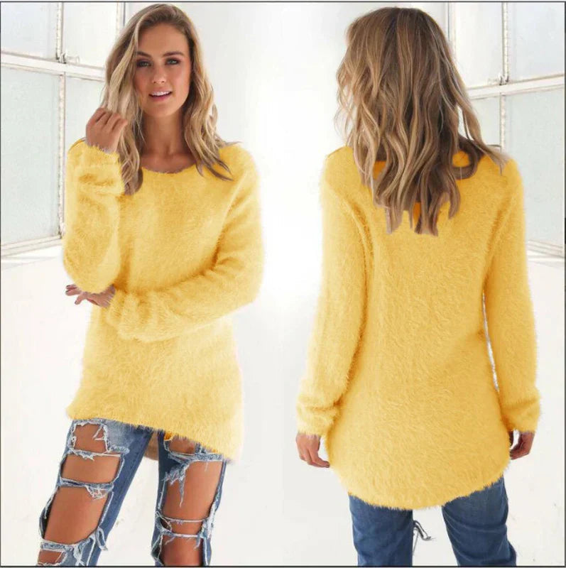 Ellianalyn | Long cozy winter sweater for women | Warm 7