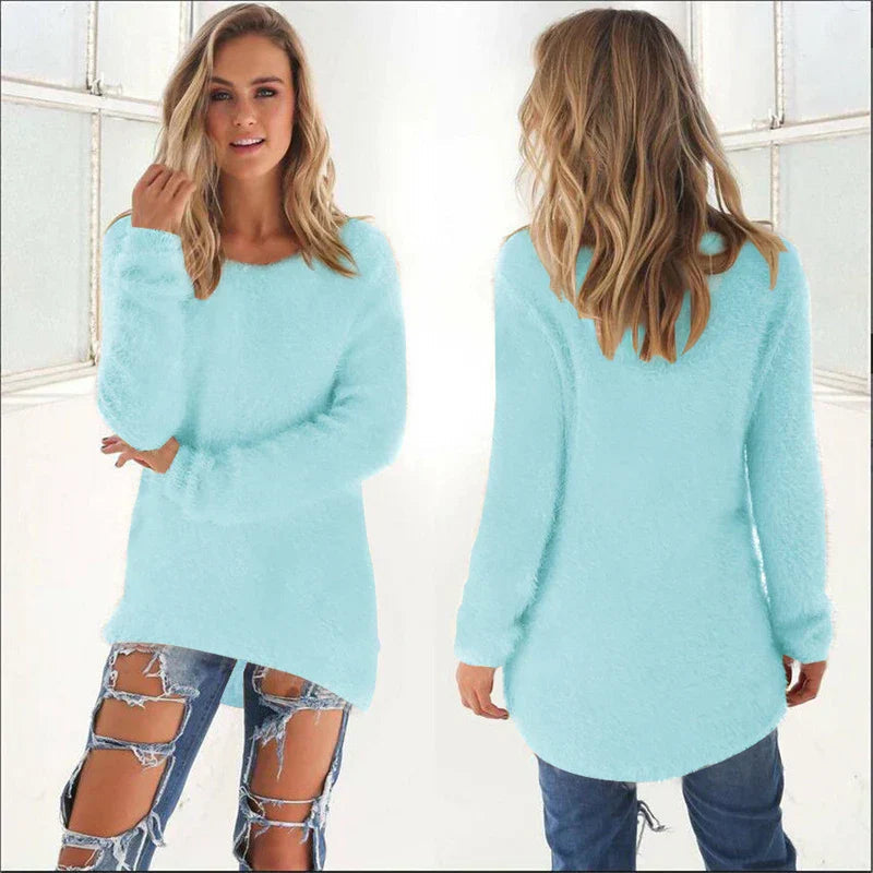 Ellianalyn | Long cozy winter sweater for women | Warm 8
