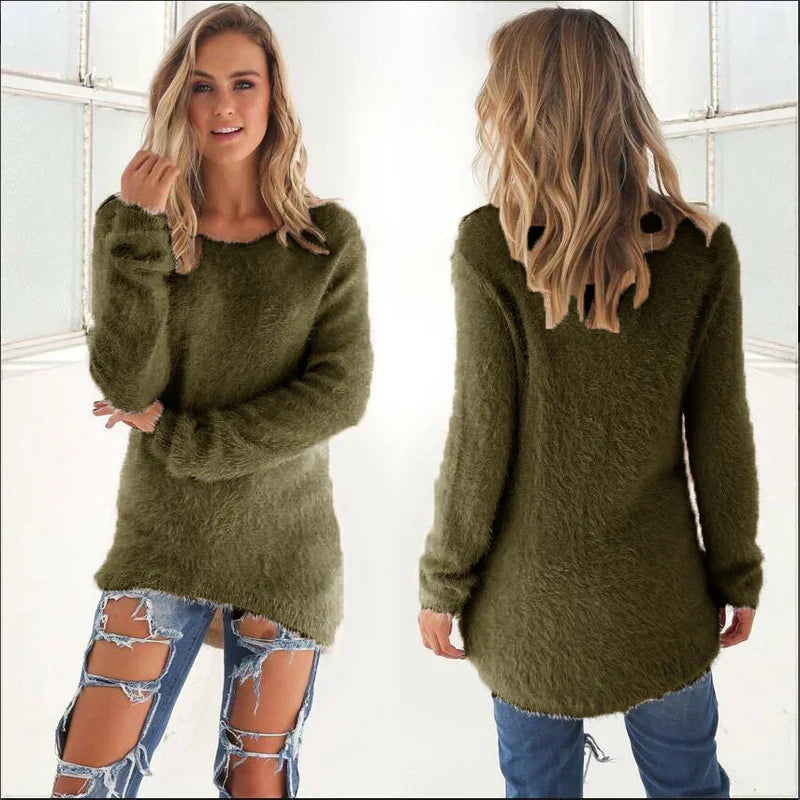 Ellianalyn | Long cozy winter sweater for women | Warm 9