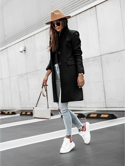Elysiav | Women's Long Trench Coat | Comfortable 1