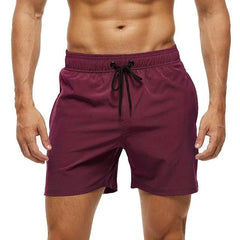  Men’s Casual Shorts - Elastic Waist - Lightweight Breathable Fabric - Relaxed Fit-2