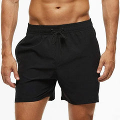  Men’s Casual Shorts - Elastic Waist - Lightweight Breathable Fabric - Relaxed Fit-1