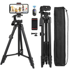 Extendable Phone Tripod with Bluetooth Remote - Versatile Selfie Stick & Stand 0