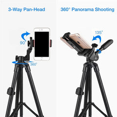 Extendable Phone Tripod with Bluetooth Remote - Versatile Selfie Stick & Stand 1