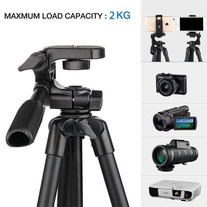 Extendable Phone Tripod with Bluetooth Remote - Versatile Selfie Stick & Stand 4