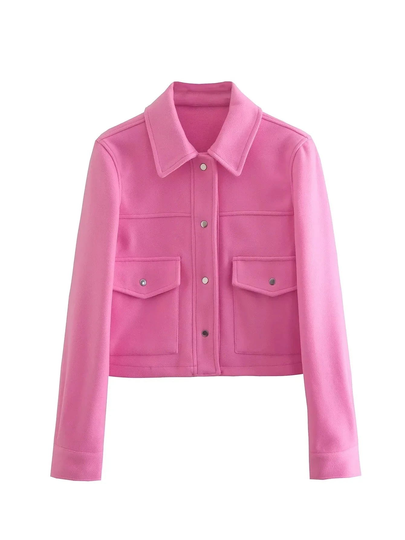 FIONA | Short Jacket with Front Pockets Style 5