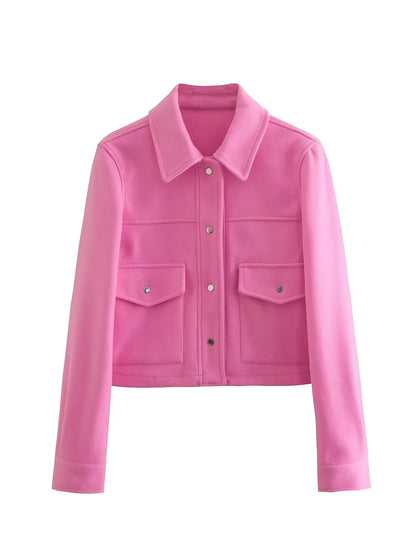 FIONA | Short Jacket with Front Pockets Style 5