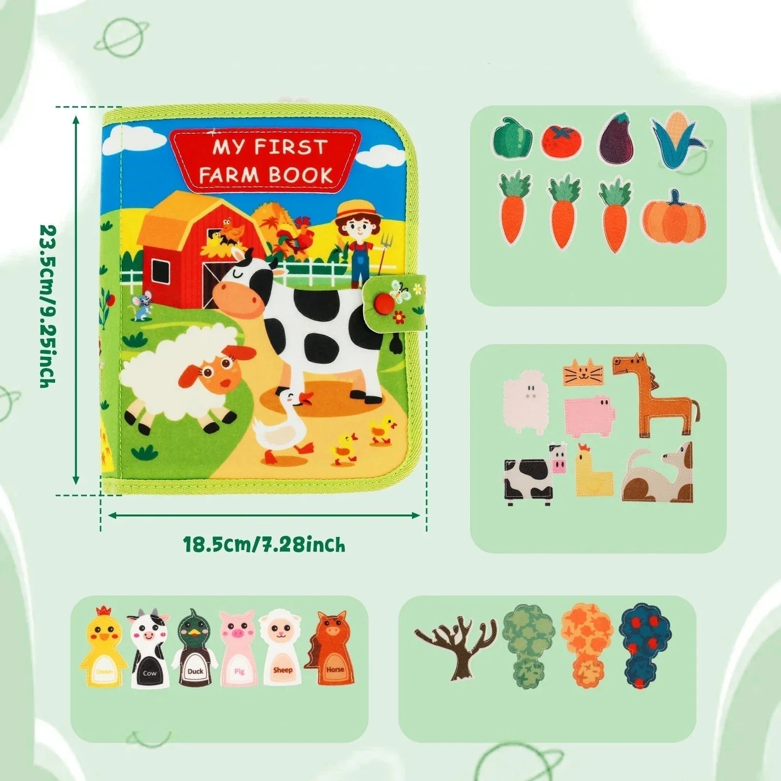 FarmVista | Interactive Children's Book About Farm Animals and Learning Fun 3